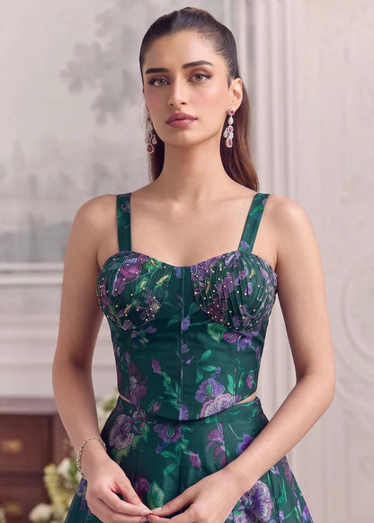 Stunning Deep Forest Green AFGL - Indian Dress House 786