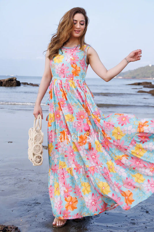 Stunning Floral MC WKP 005 FVD - Indian Dress House 786