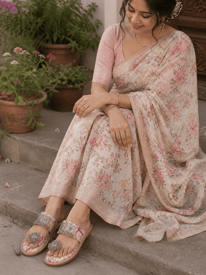 Stunning Floral Rose CHP - Indian Dress House 786
