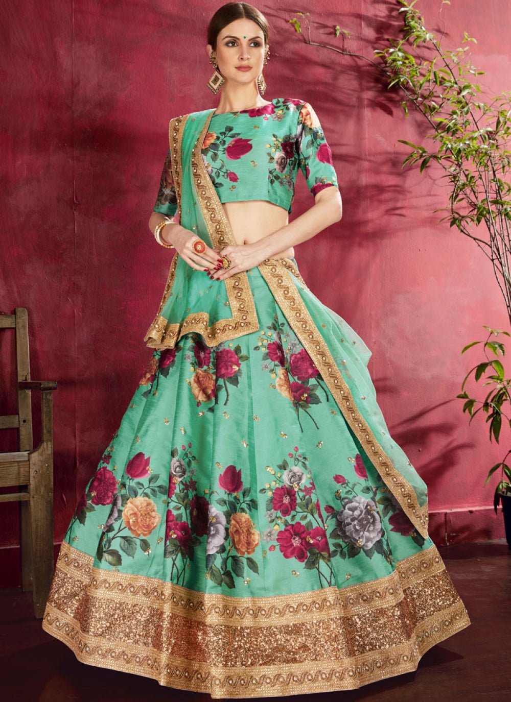 Stunning Floral ZCFL - Indian Dress House 786