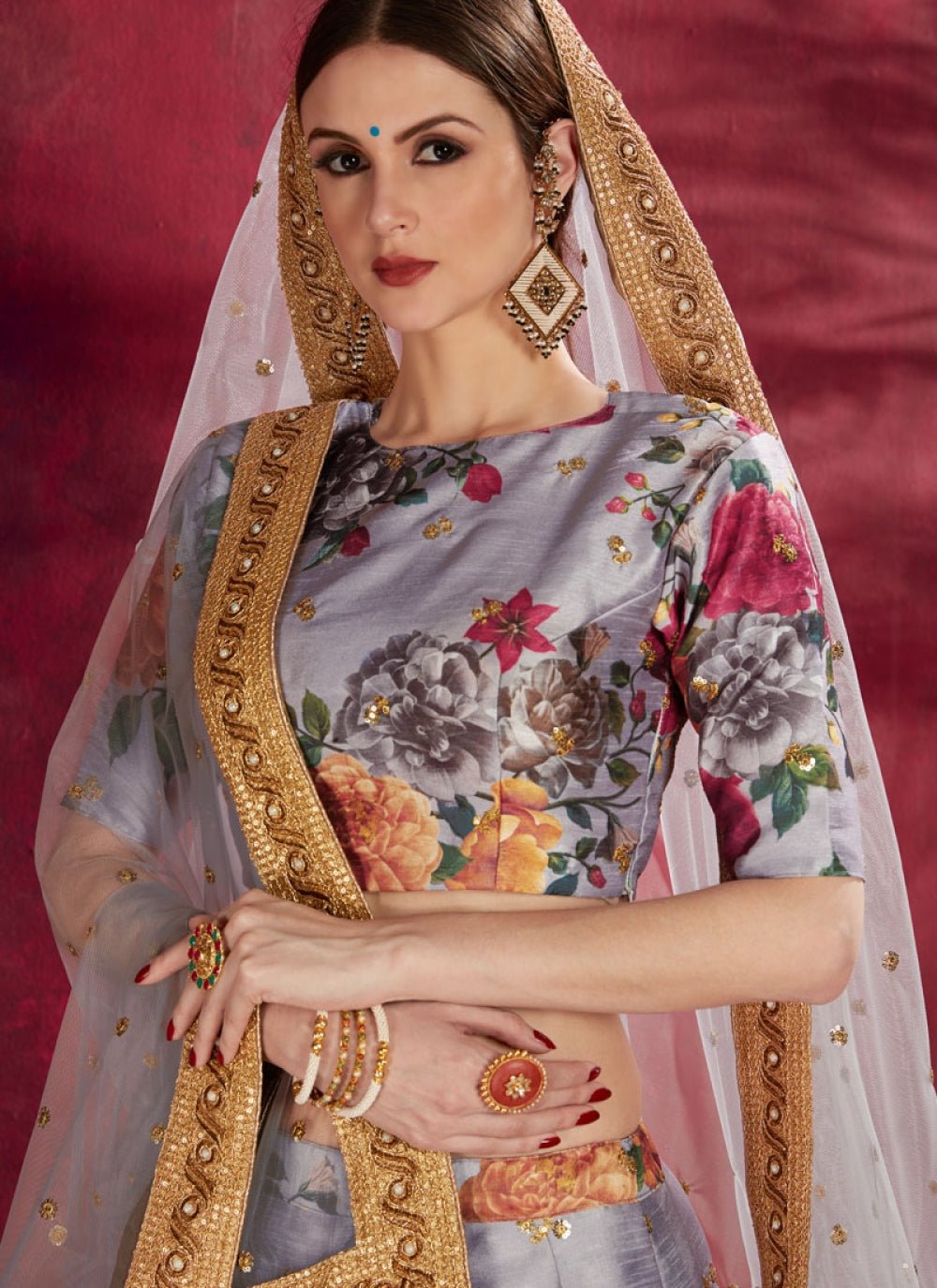 Stunning Floral ZCFL - Indian Dress House 786