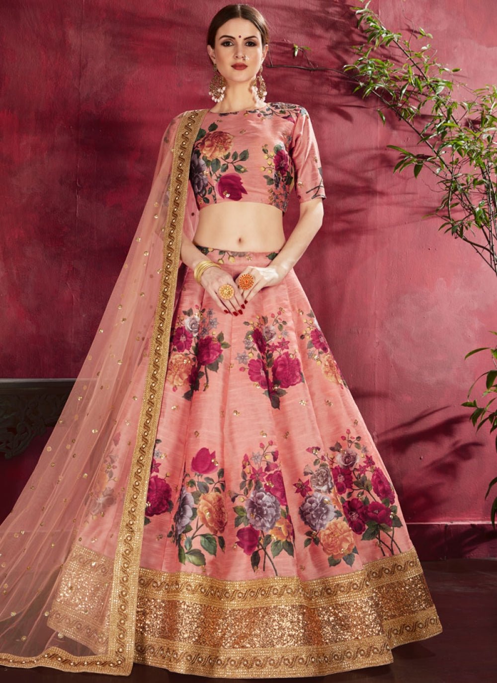 Stunning Floral ZCFL - Indian Dress House 786