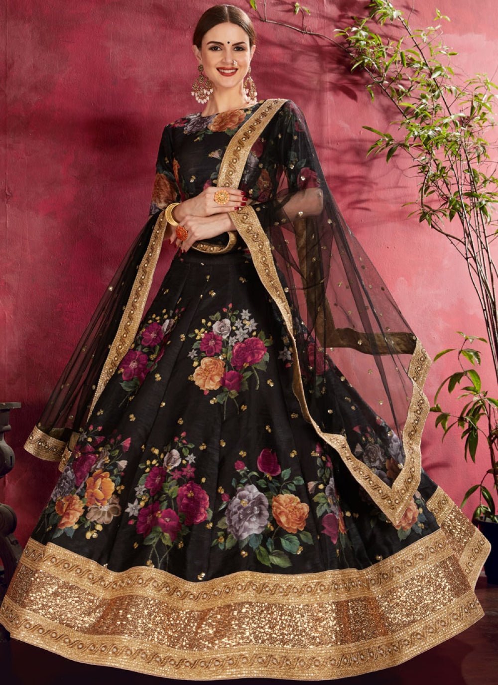 Stunning Floral ZCFL - Indian Dress House 786
