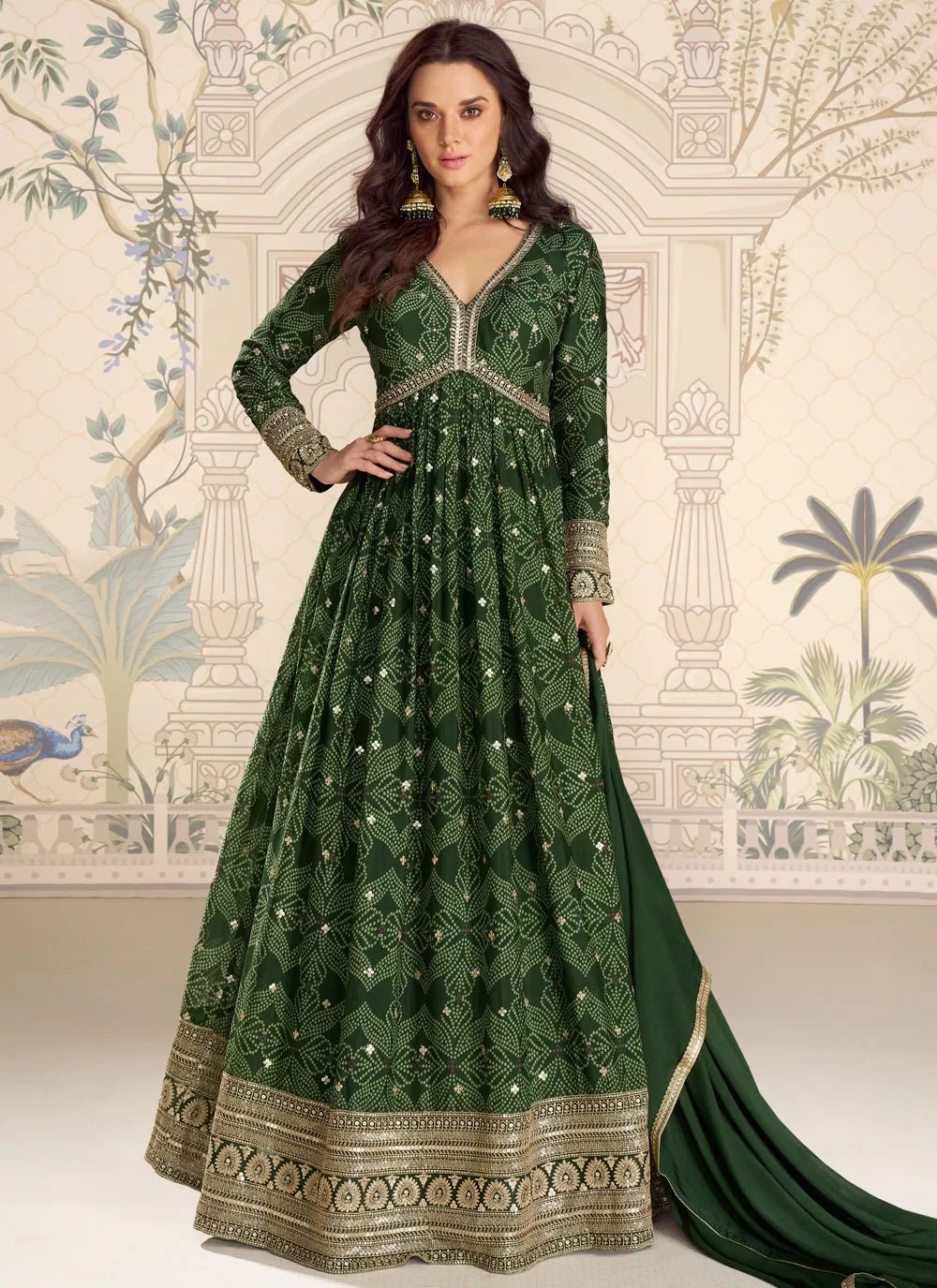Stunning Green SBG - Indian Dress House 786