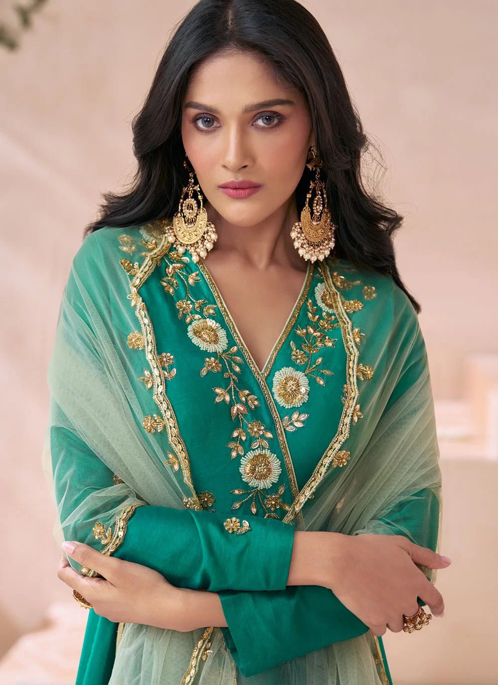 Stunning Green SYD - Indian Dress House 786 Stunning Green SYD - Indian Dress House 786