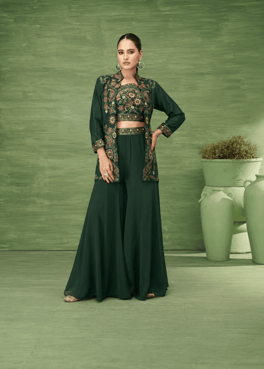 Stunning Green VMKP - Indian Dress House 786