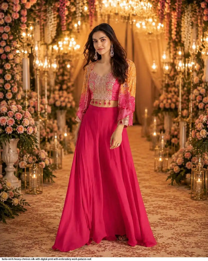 Stunning Indo Western Plazzo - Indian Dress House 786