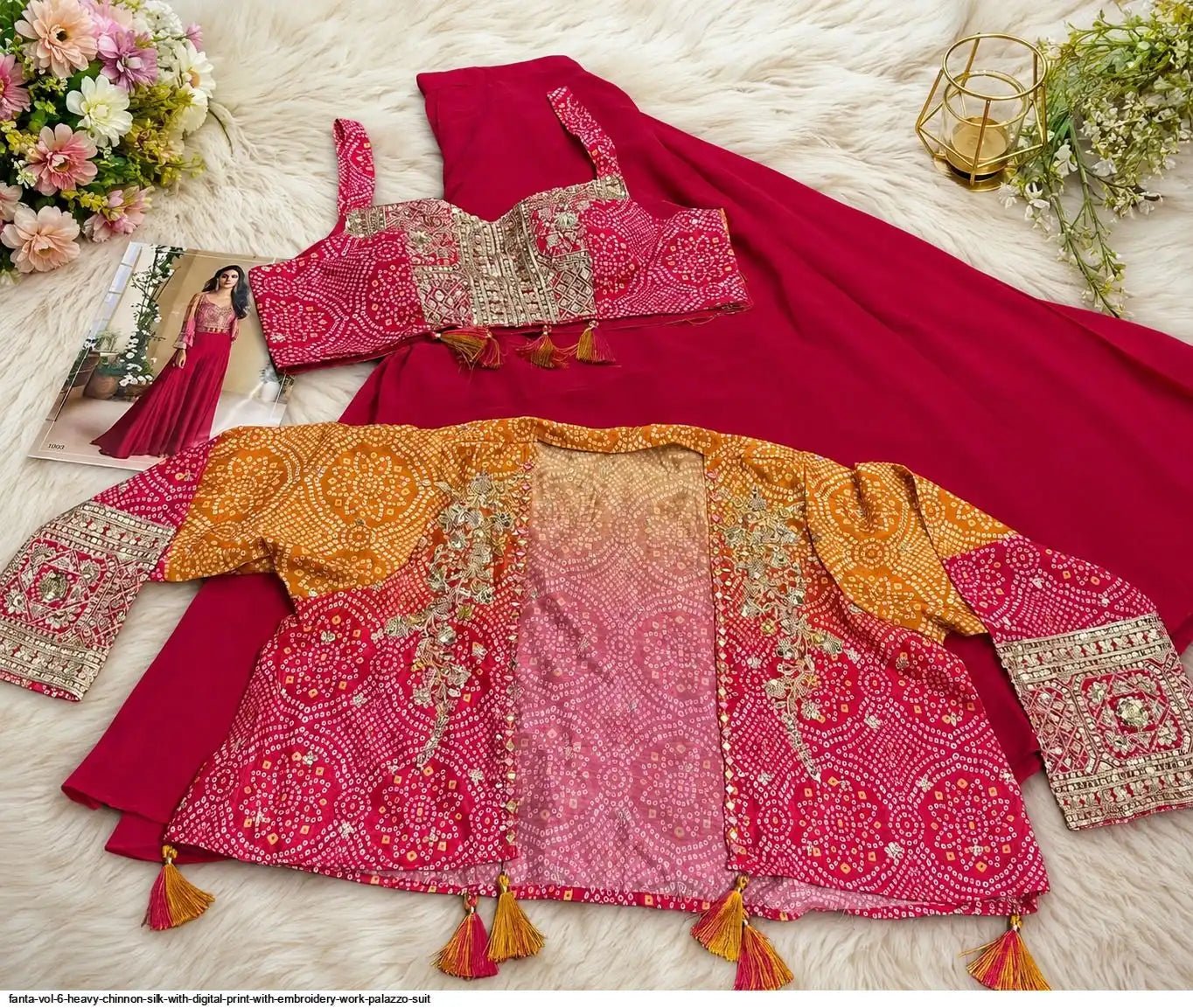 Stunning Indo Western Plazzo - Indian Dress House 786