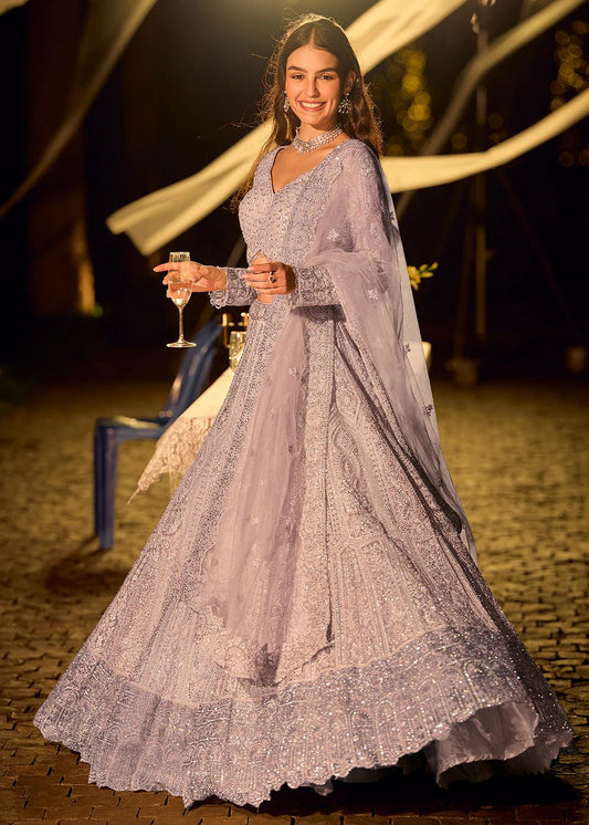 Stunning Lilac SYRL - Indian Dress House 786