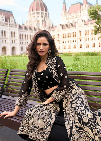Stunning Midnight Majesty SYI - Indian Dress House 786