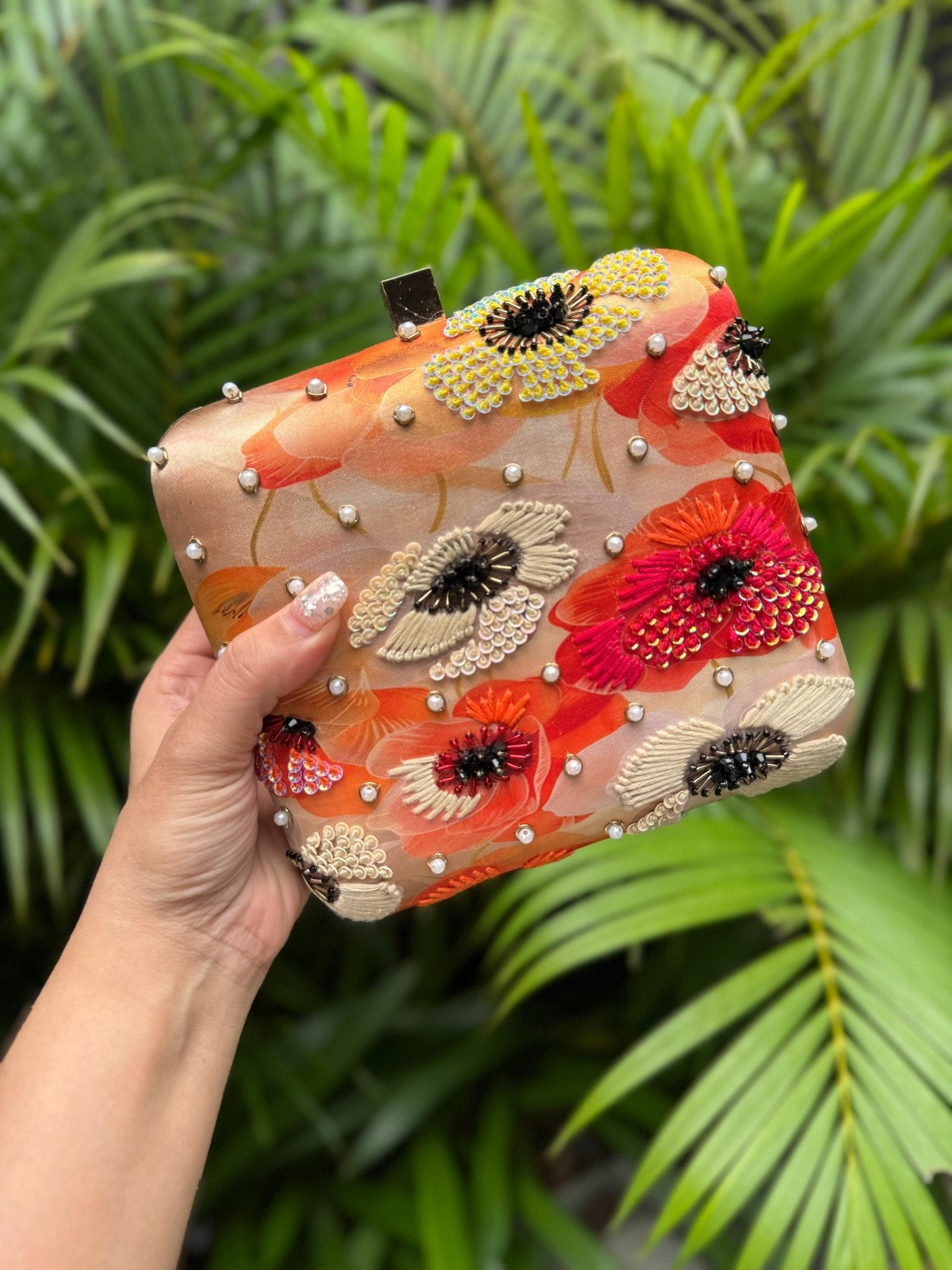 Stunning Orange & Red CFB - Indian Dress House 786