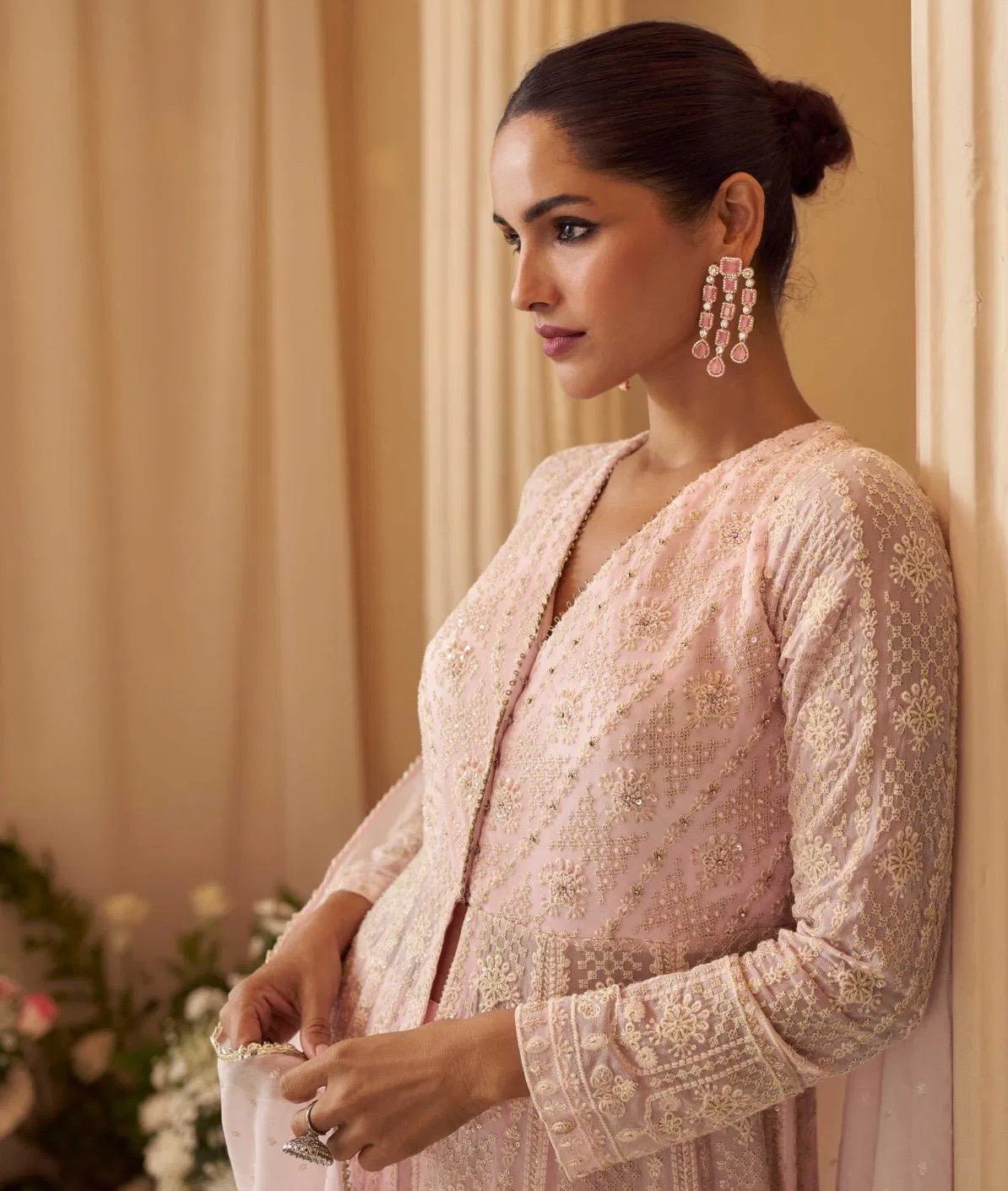 Stunning Pastel Pink SCP - Indian Dress House 786