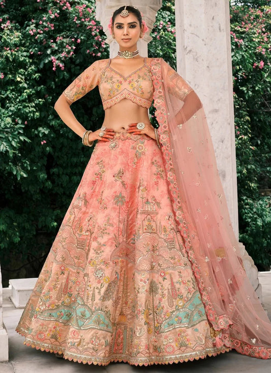 Stunning Peach MC ABCL - Indian Dress House 786