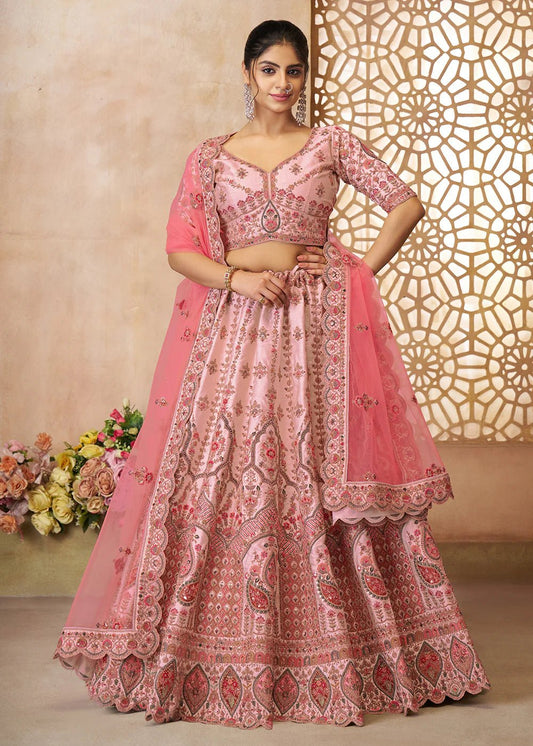 Stunning Pink Floral KFBL - Indian Dress House 786