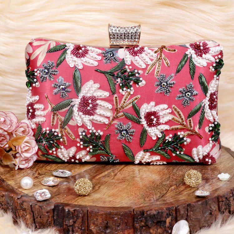 Stunning Pink Floral MC CFB - Indian Dress House 786