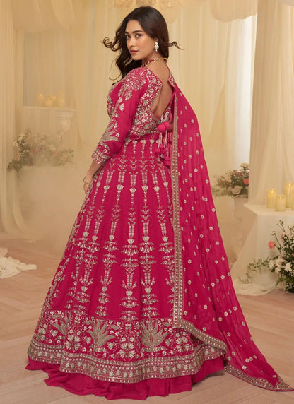 Stunning Pink & Gold SYRJ - Indian Dress House 786