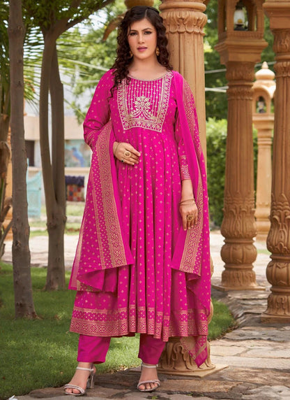 Stunning Pink MG 1002 FVD - Indian Dress House 786