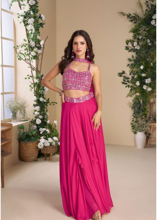 Stunning Pink SYMO - Indian Dress House 786