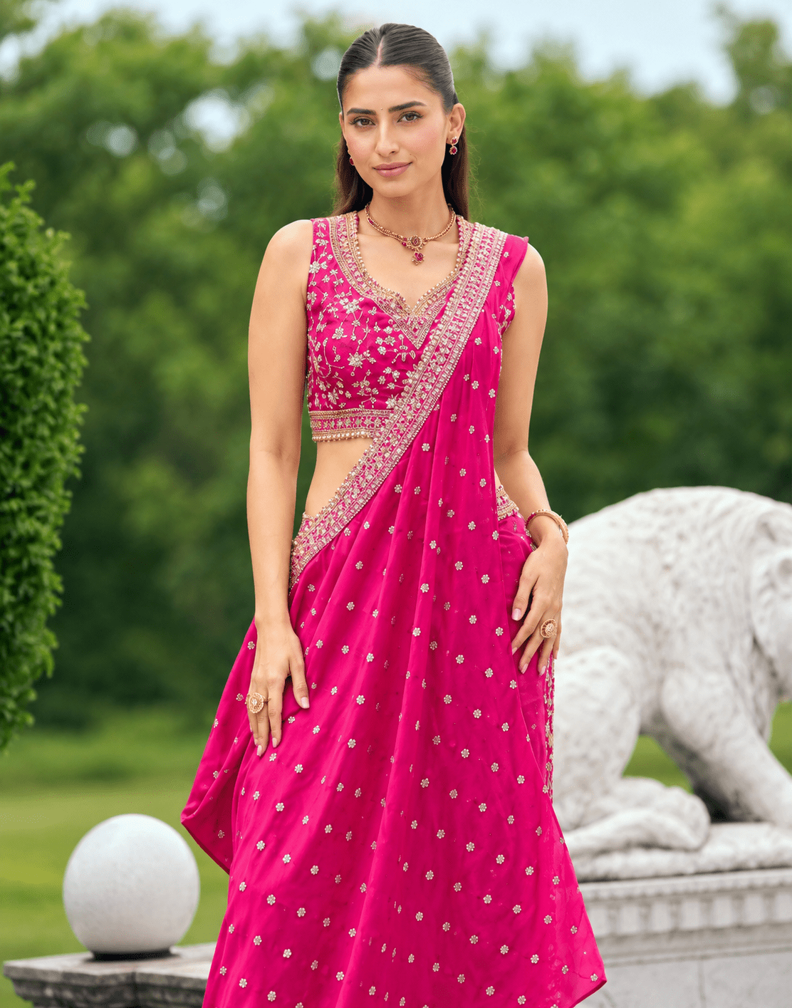 Stunning Pink SYPHP - Indian Dress House 786