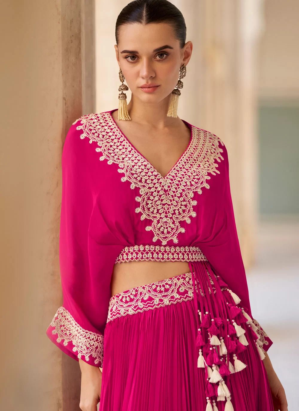 Stunning Pink SYQL - Indian Dress House 786