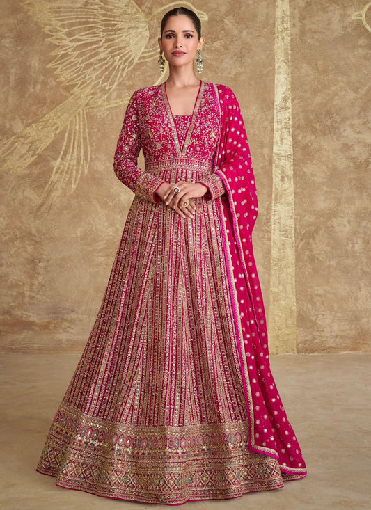 Stunning Pink SYRG - Indian Dress House 786