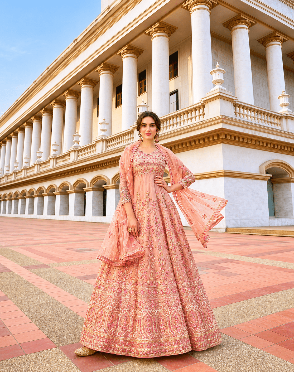 Stunning Pink ZES - Indian Dress House 786