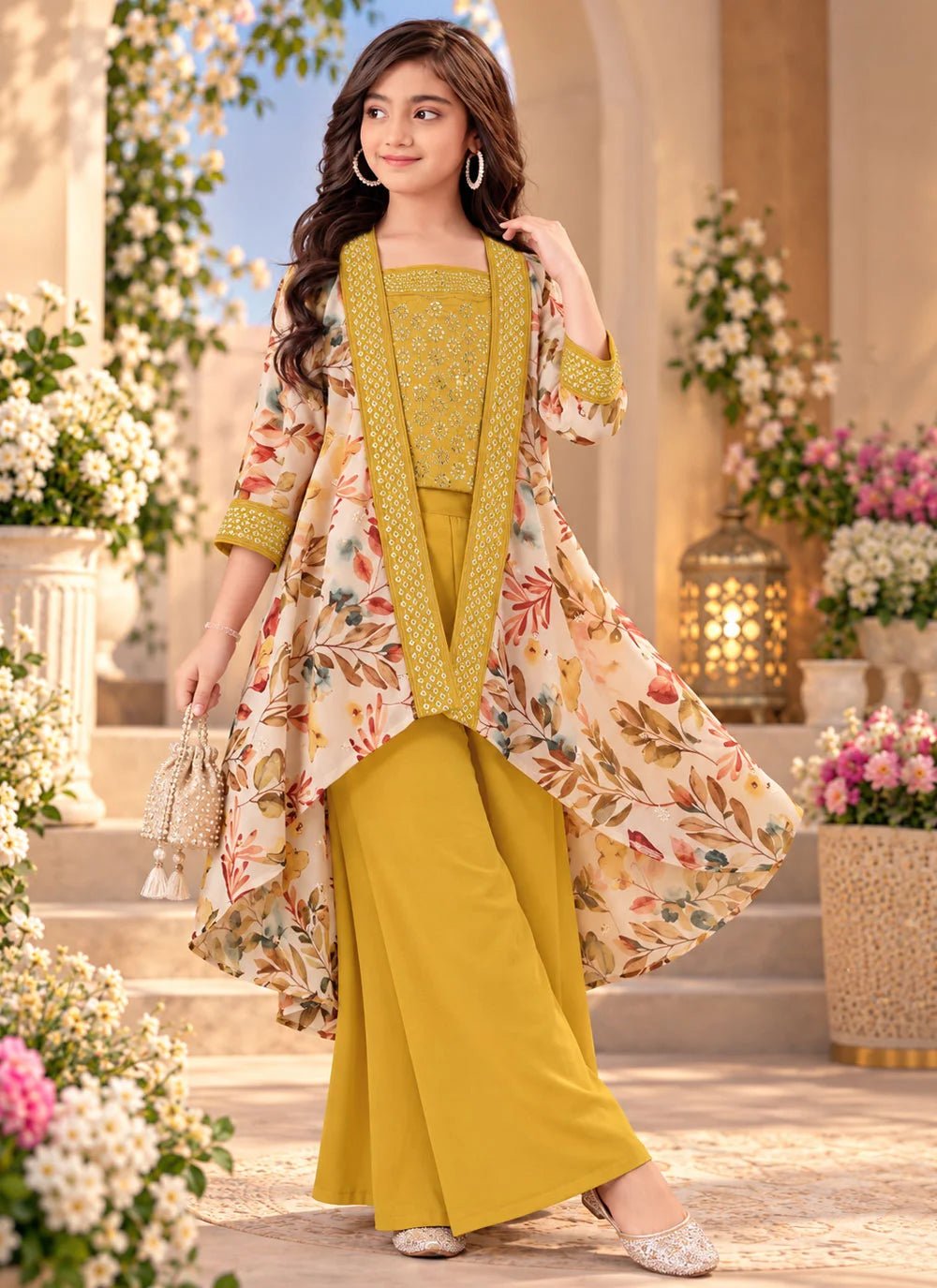 Stunning Plazzo with Throwover MK - Indian Dress House 786