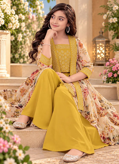 Stunning Plazzo with Throwover MK - Indian Dress House 786