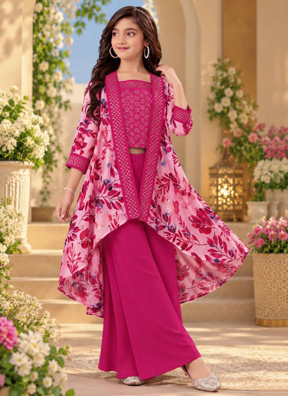 Stunning Plazzo with Throwover MK - Indian Dress House 786