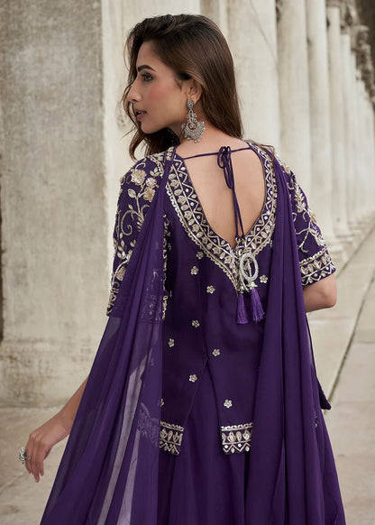 Stunning Purple SYBP - Indian Dress House 786