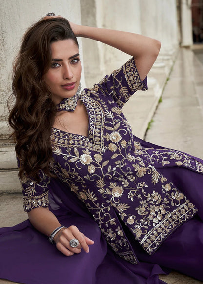 Stunning Purple SYBP - Indian Dress House 786