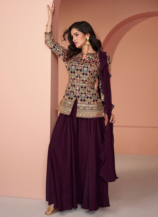 Stunning Purple SYJP - Indian Dress House 786