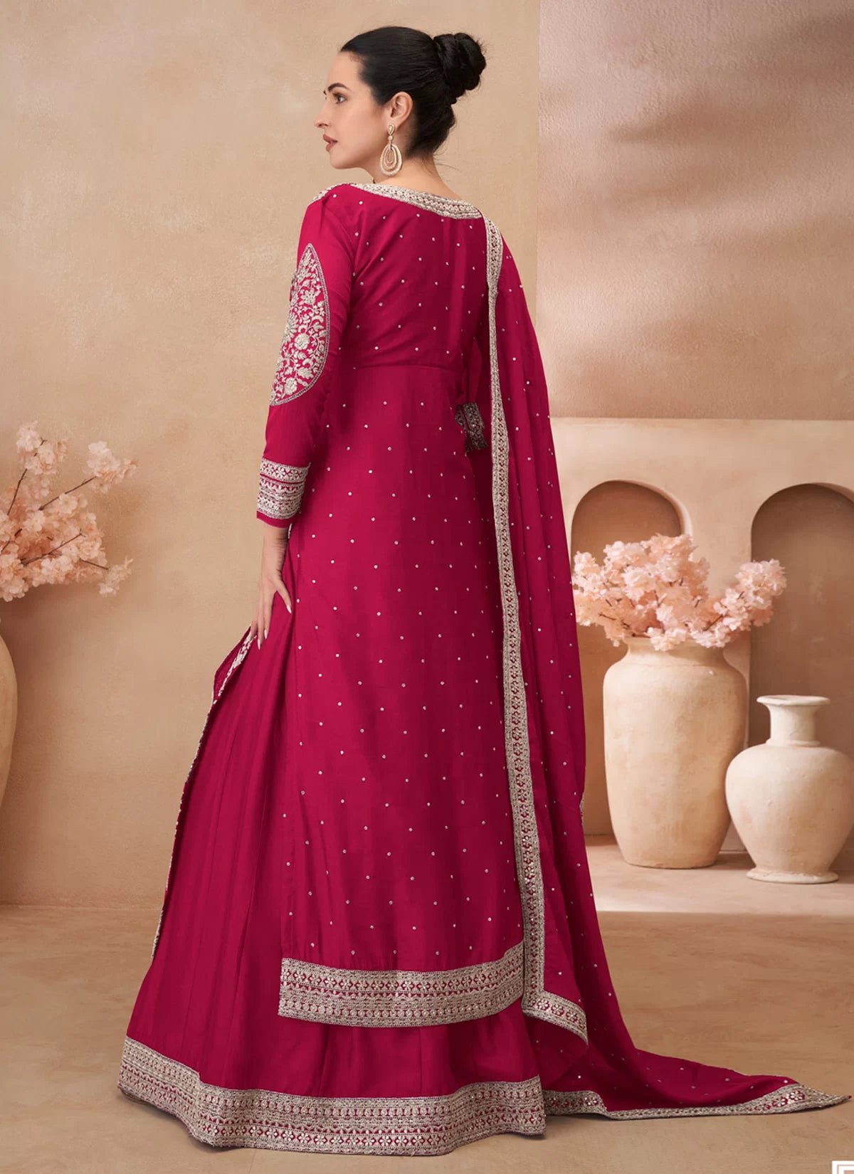 Stunning Rani Pink JS RSN - Indian Dress House 786