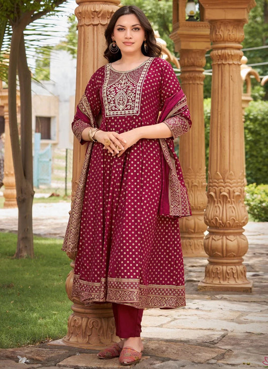 Stunning Red MG 1001 FVD - Indian Dress House 786