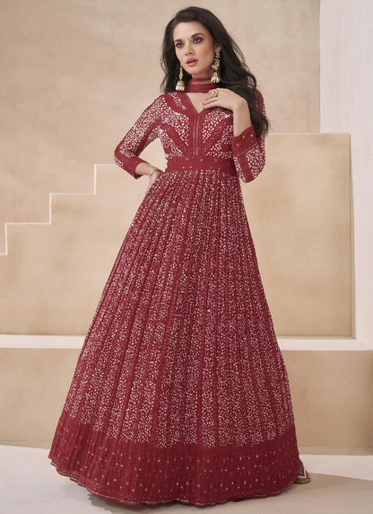 Stunning Red SYKG - Indian Dress House 786