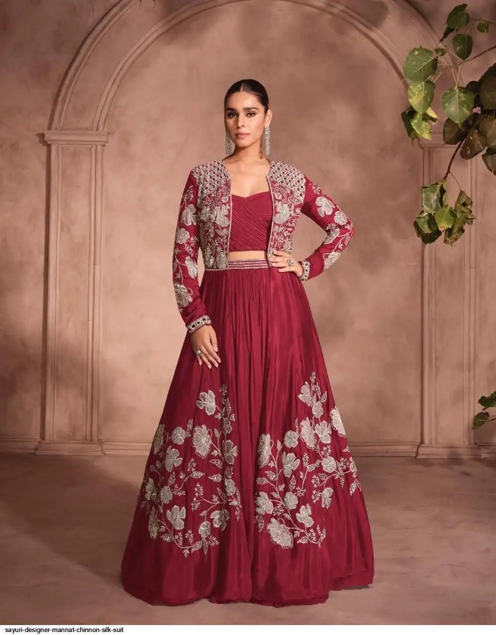Stunning Red SYMJ - Indian Dress House 786