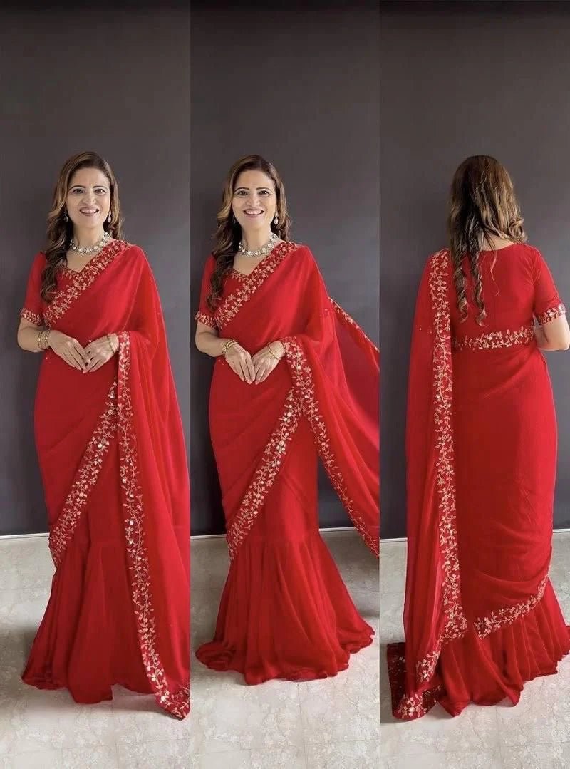 Stunning Red VGS - Indian Dress House 786