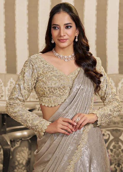 Stunning Timeless Cream Floral MNL - Indian Dress House 786