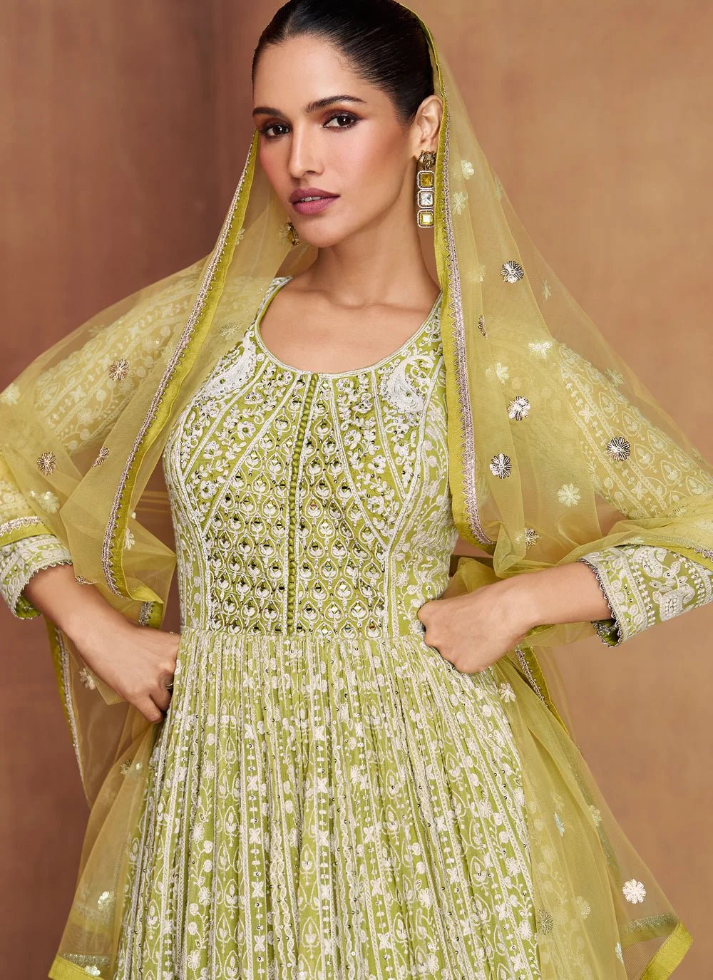 Stunning Yellow GKRG - Indian Dress House 786