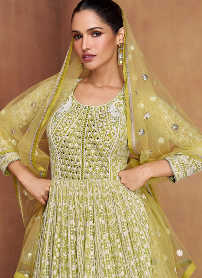 Stunning Yellow GKRG - Indian Dress House 786