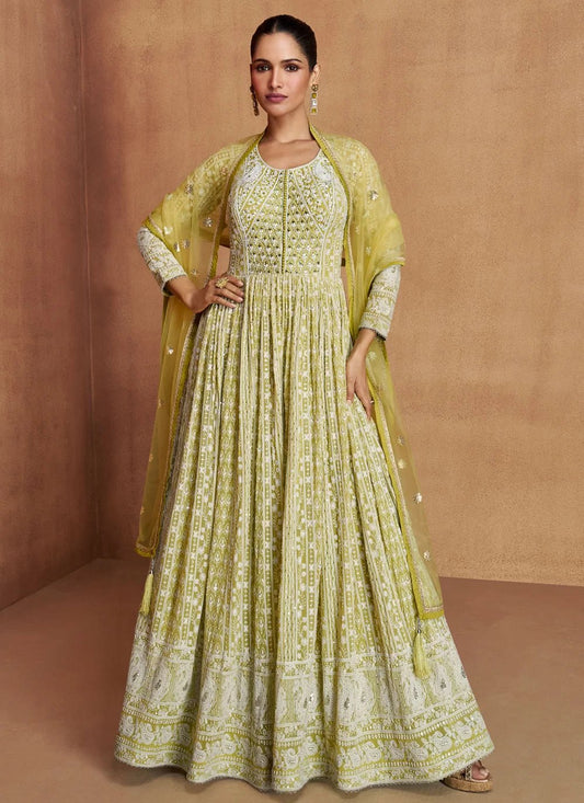 Stunning Yellow GKRG - Indian Dress House 786