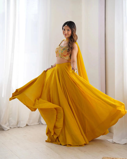 Stunning Yellow ZFSL - Indian Dress House 786