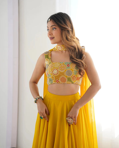 Stunning Yellow ZFSL - Indian Dress House 786