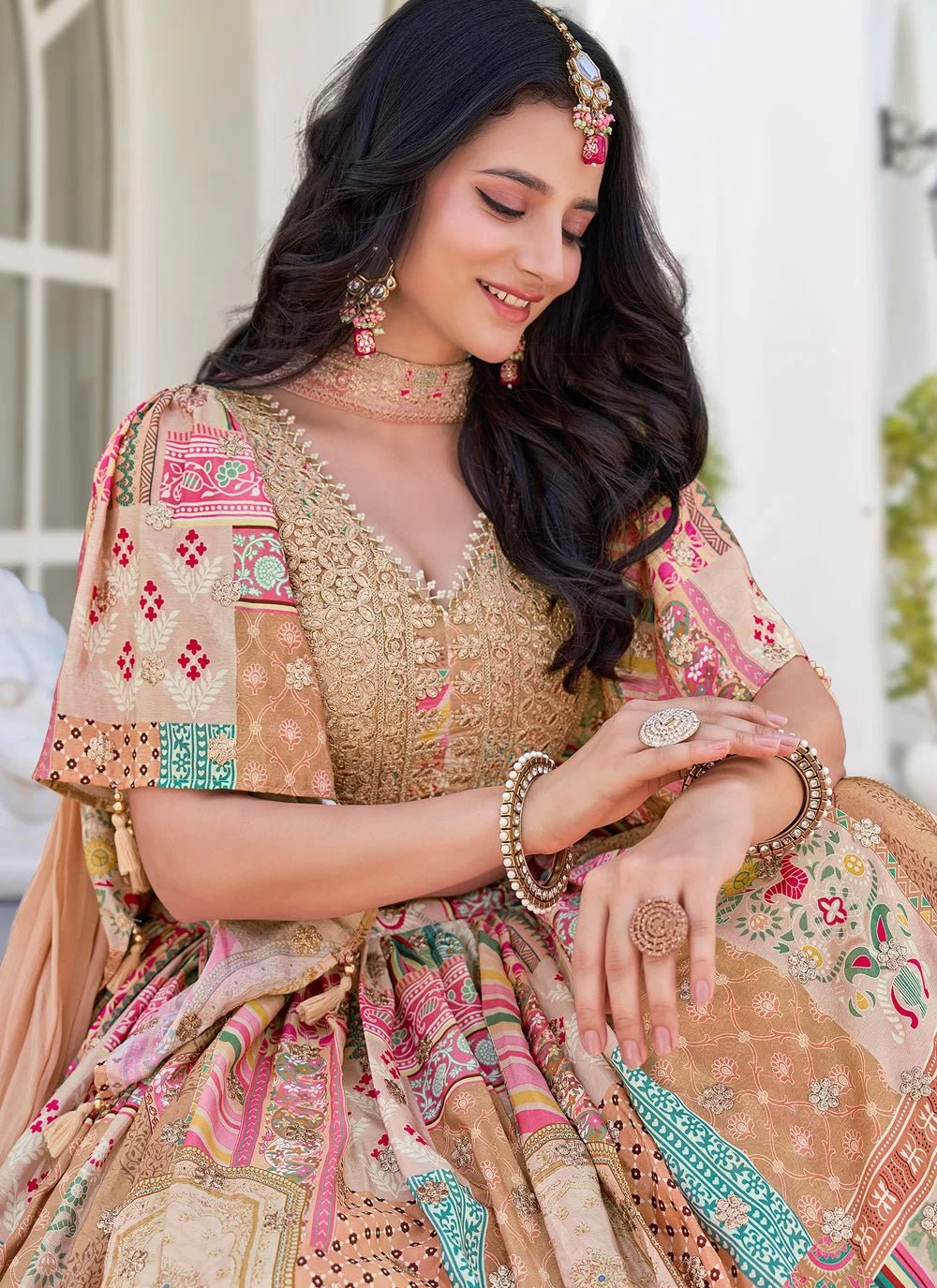 Stylish Beige ZQL - Indian Dress House 786