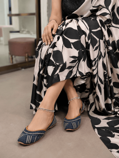 Stylish Black Jutti - Indian Dress House 786