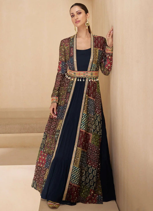 Stylish Blue MC JC SYME - Indian Dress House 786