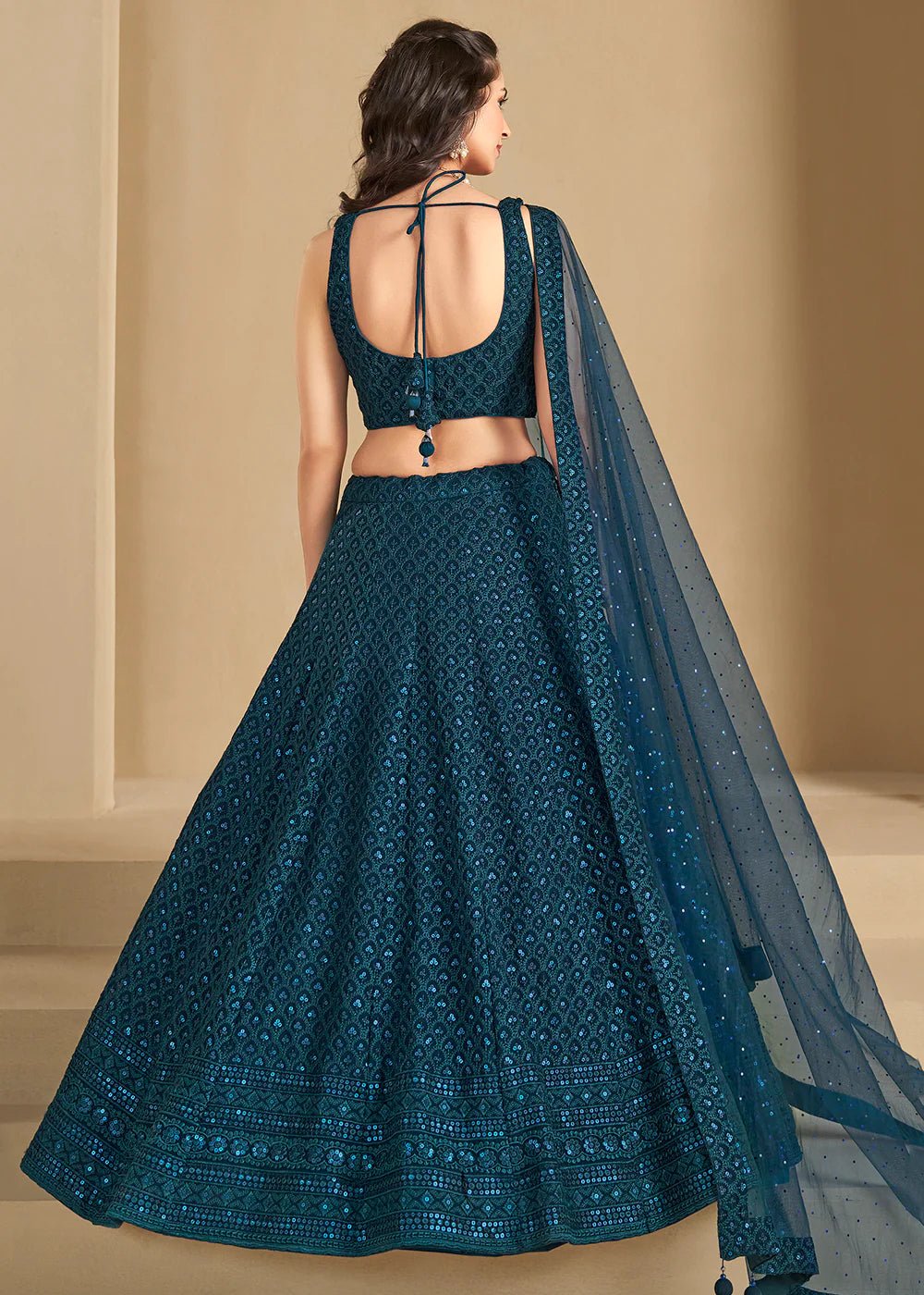 Stylish Blue ZFL - Indian Dress House 786