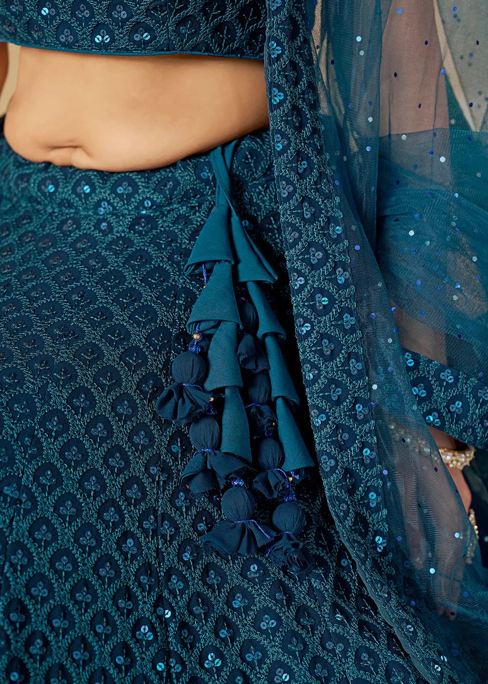 Stylish Blue ZFL - Indian Dress House 786