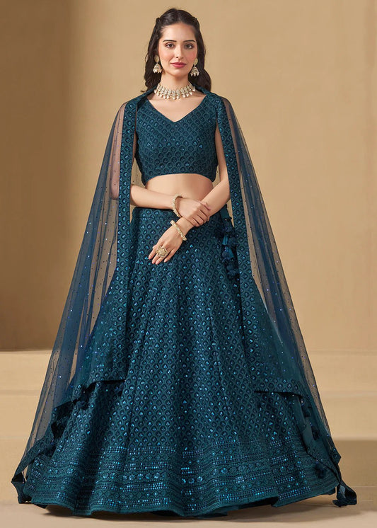 Stylish Blue ZFL - Indian Dress House 786