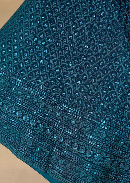 Stylish Blue ZFL - Indian Dress House 786